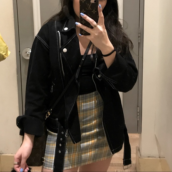 Black Biker Jacket - Picture 2 of 3